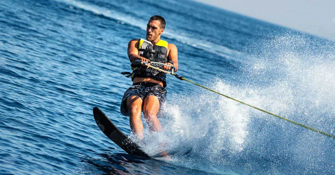 Marbella JetSki fleet on the beach